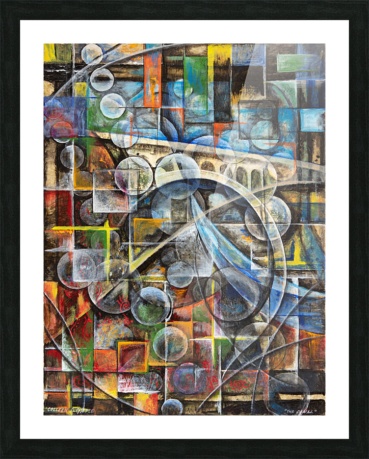 The Canal Picture Frame print