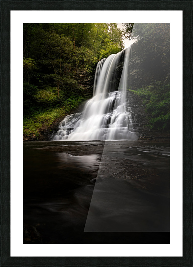 Capturing the Cascade Picture Frame print