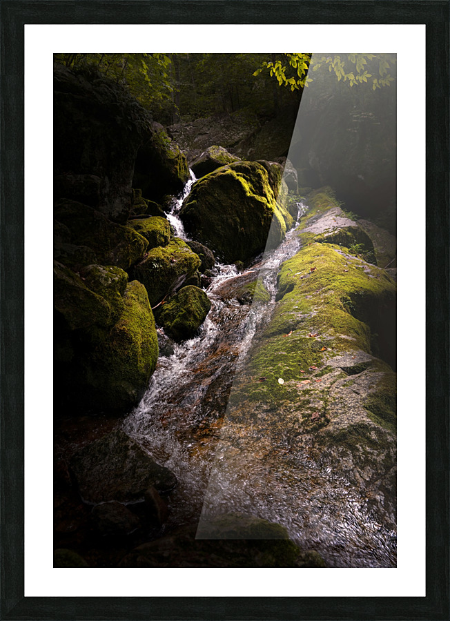 Wall Falls Picture Frame print