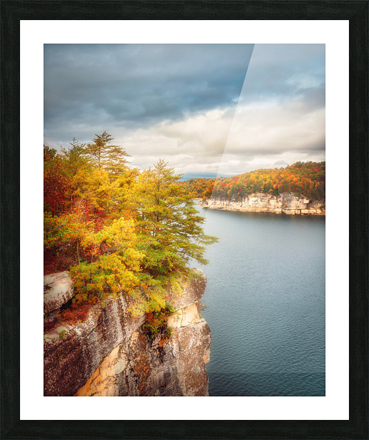 Contrasting Cliffsides Picture Frame print