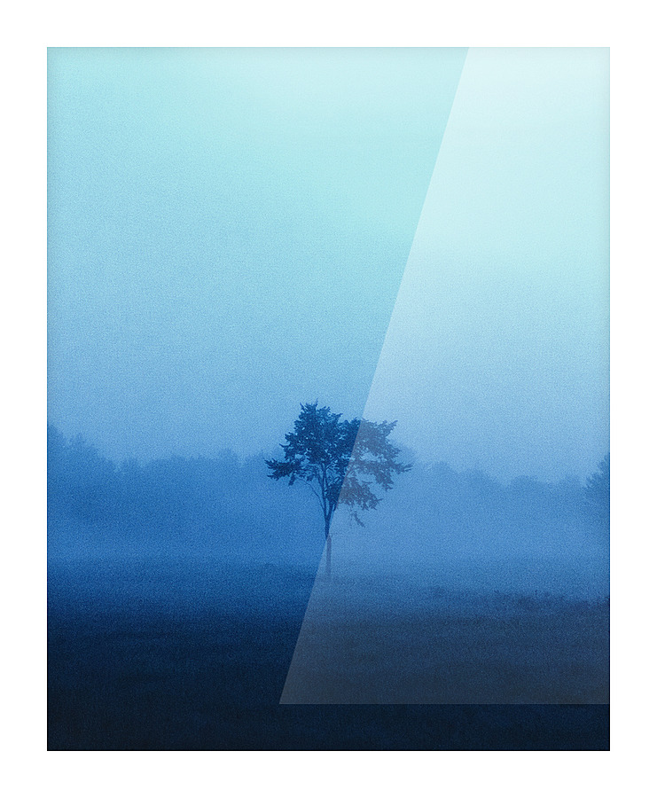 A New Clear Winter Picture Frame print