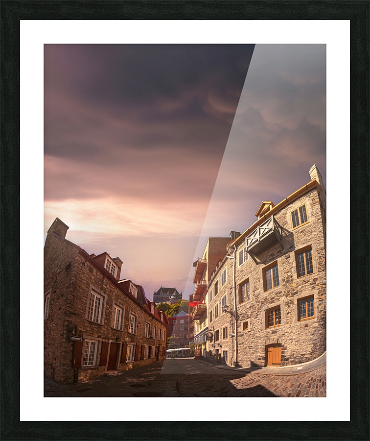 from afar Picture Frame print