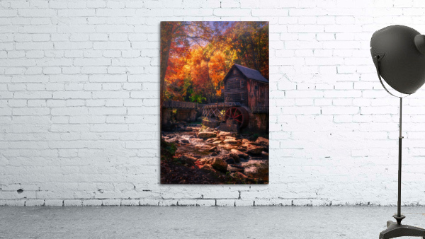 Casting Colors -- Falling leaves Wall Preview