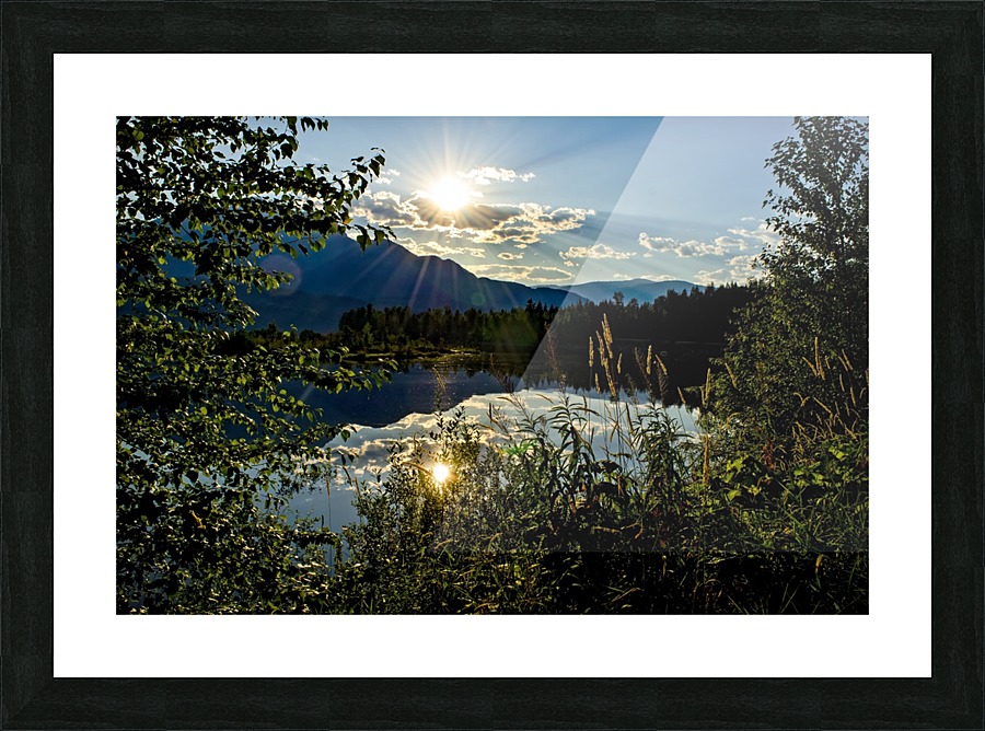 Summer Sunset Picture Frame print