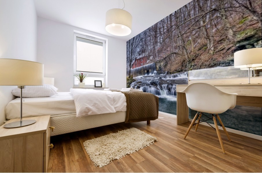 Paper Mill Waterfall  Mural print