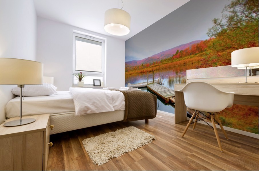 Rainy Morning  497 Mural print