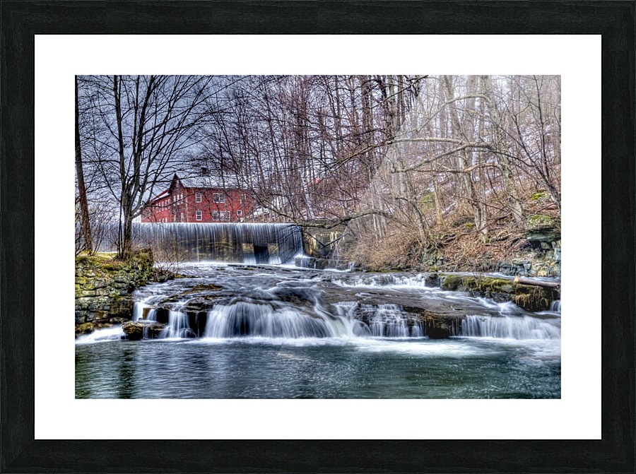 Paper Mill Waterfall  Picture Frame print