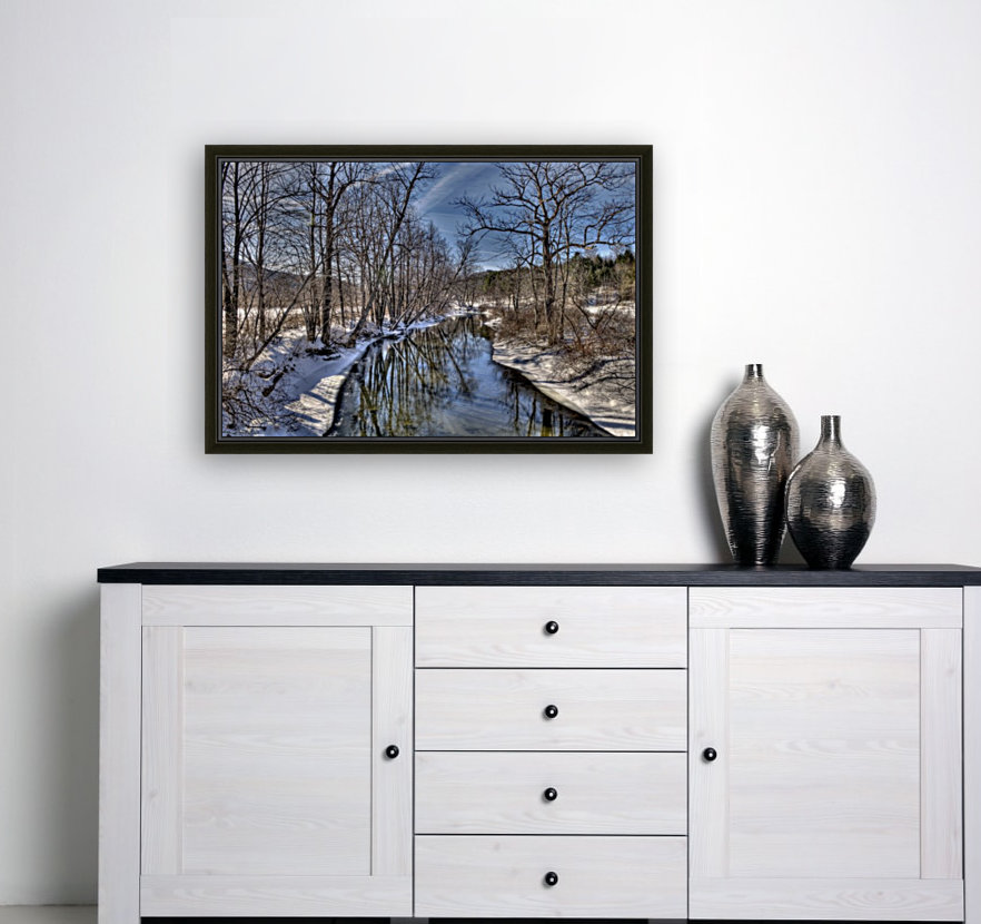 Battenkill River -winter 202 Reproduction
