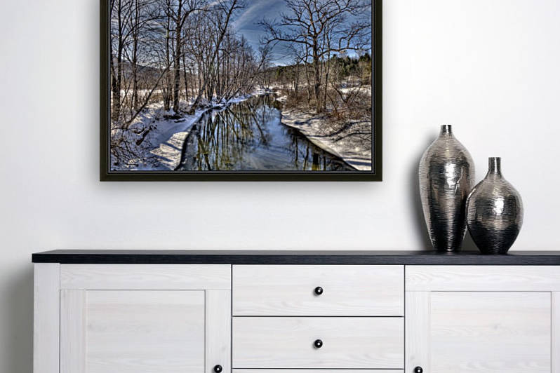 Battenkill River -winter 202 by Matthew Lerman