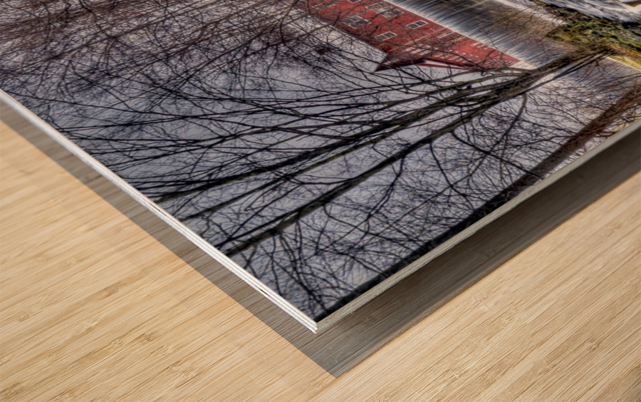 Paper Mill Waterfall  Wood print