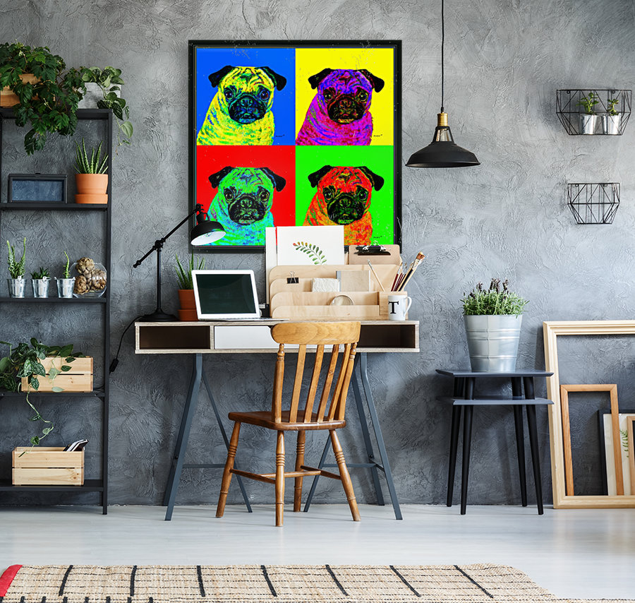 WARHOL PUG Reproduction
