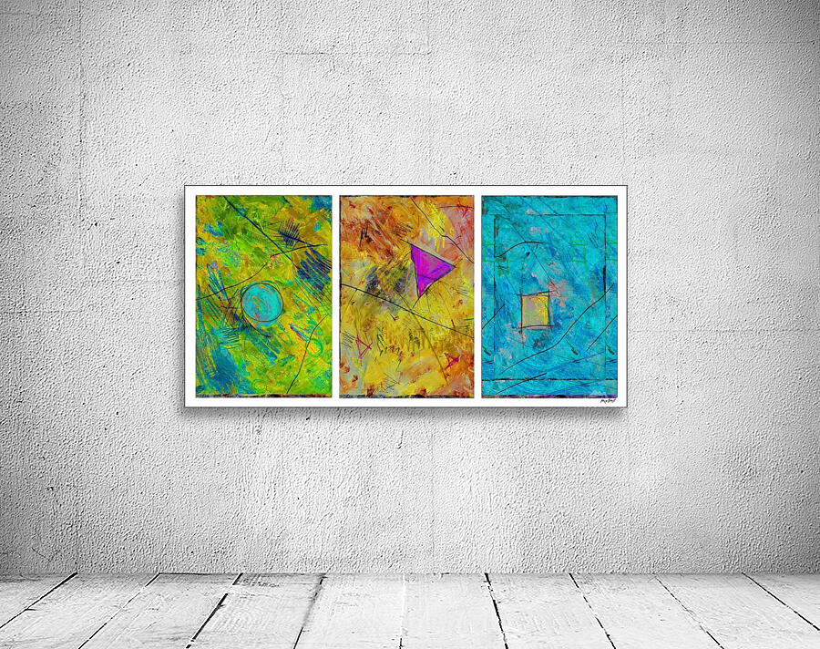 aaa TONE    CIRCLE TRIANGLE SQUARE 12x48 Wall Preview
