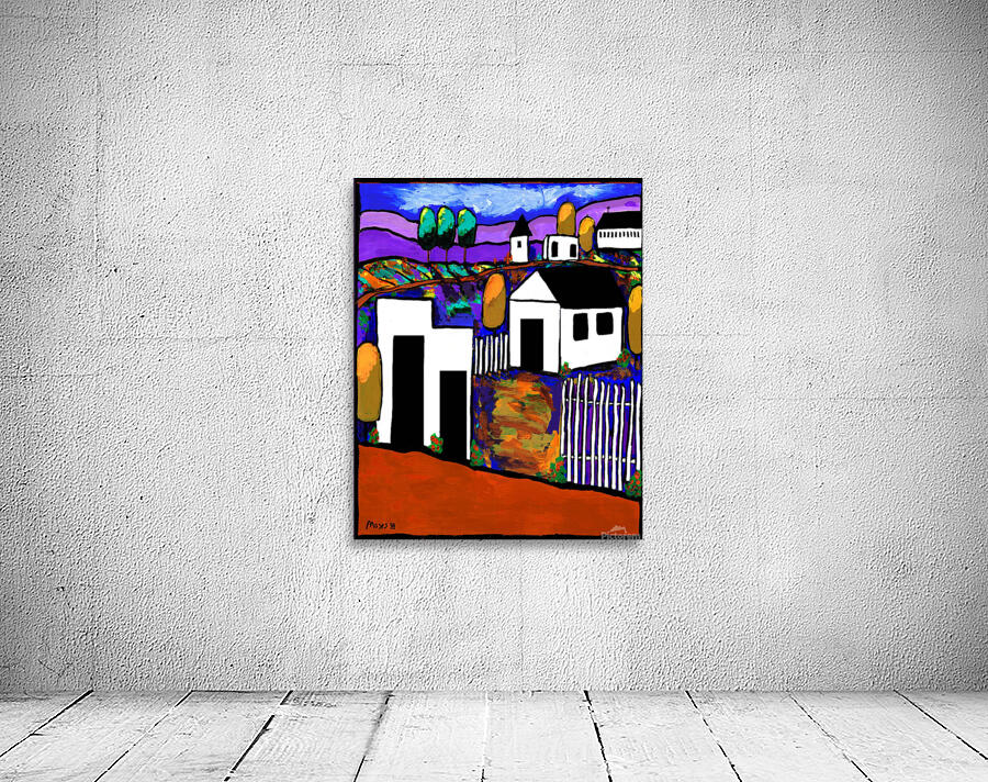 Village vertical Wall Preview