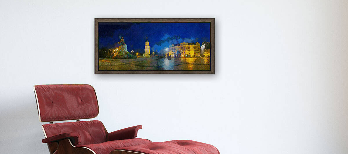 UKRAINE CITY OIL PAINTING IN OSCAR-CLAUDE MONET STYLE. 4. by ArtEastWest