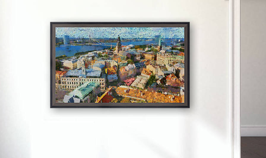 UKRAINE CITY OIL PAINTING IN OSCAR-CLAUDE MONET STYLE.11. by ArtEastWest