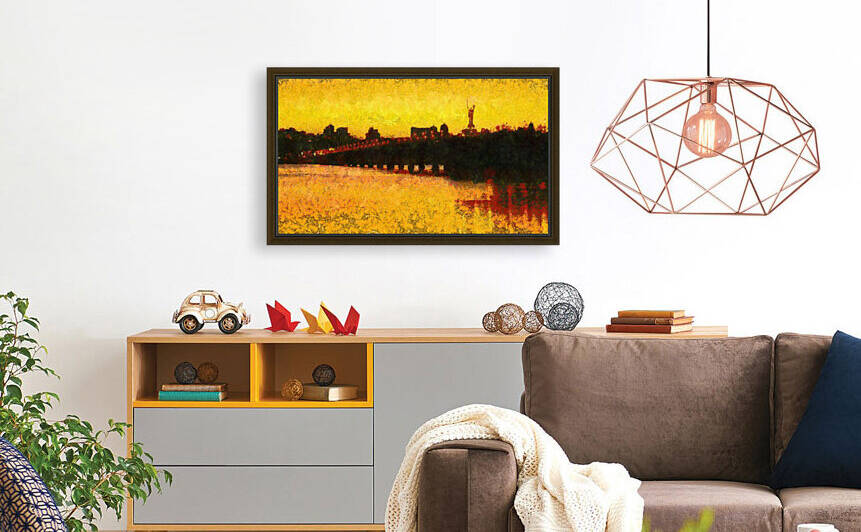 UKRAINE CITY OIL PAINTING IN OSCAR-CLAUDE MONET STYLE. 12. by ArtEastWest