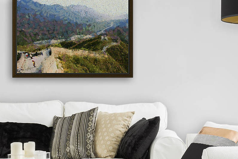 CHINA GREAT WALL OIL PAINTING IN OSCAR-CLAUDE MONET STYLE. 2. by ArtEastWest