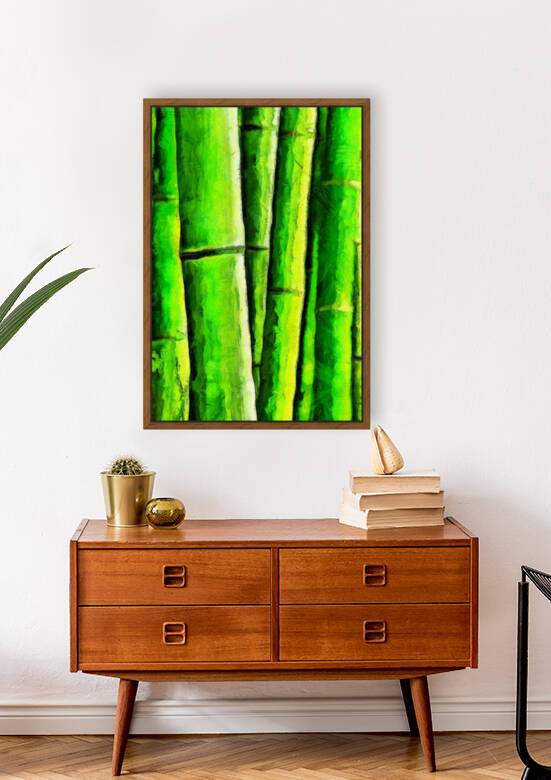 Bamboo forest oil painting in Vincent Willem van Gogh style. 26.  by ArtEastWest