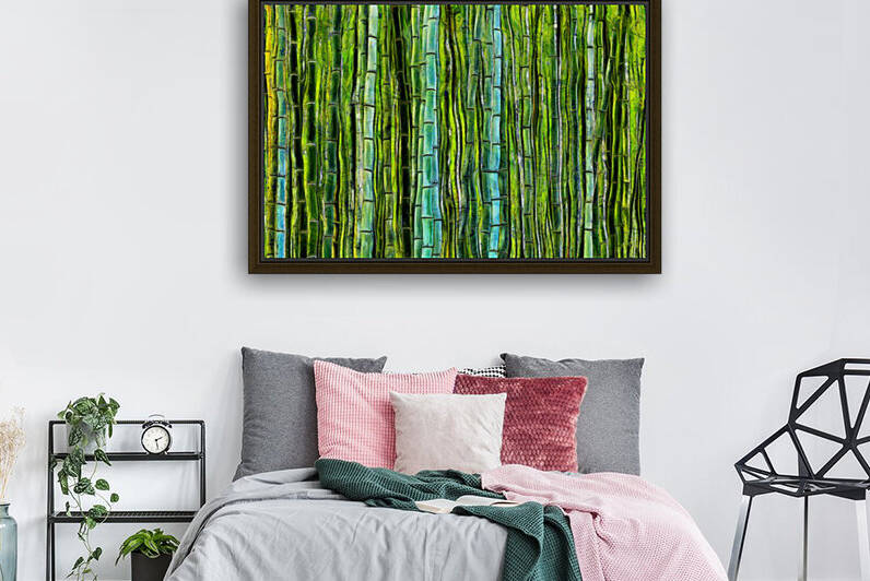 Bamboo forest oil painting in Vincent Willem van Gogh style. 28.  by ArtEastWest