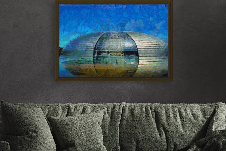 Beijing Giant Egg National Centre for the Performing Arts in Vincent Willem van Gogh style. 196. by ArtEastWest