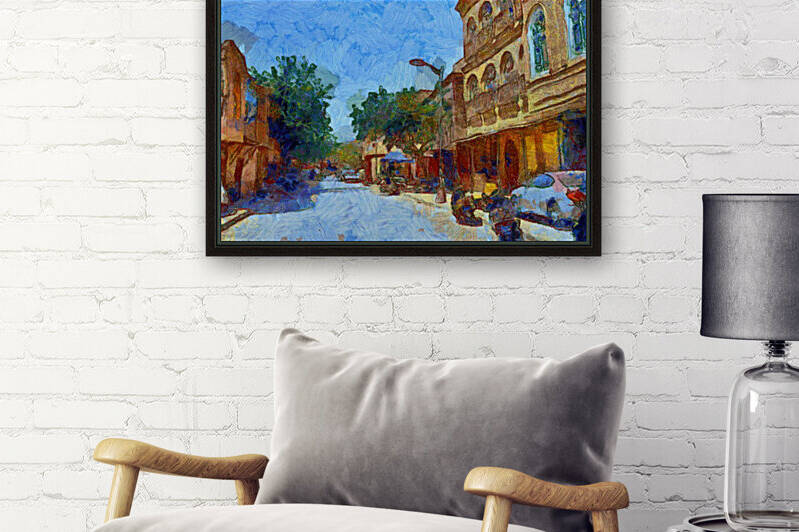 China Xinjiang Kashgar in Vincent Willem van Gogh style. 2 by ArtEastWest