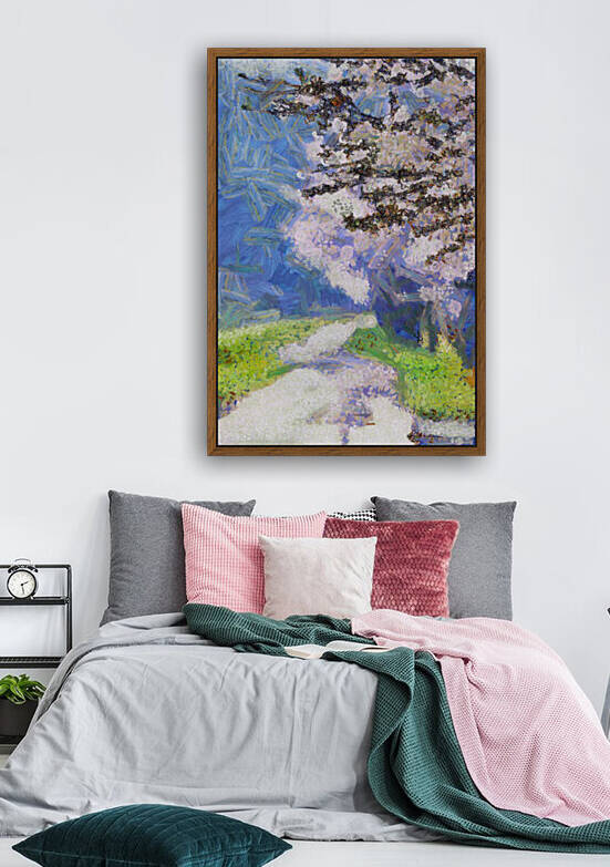Sakura or cherry blossom in Vincent Willem van Gogh style.  70. by ArtEastWest