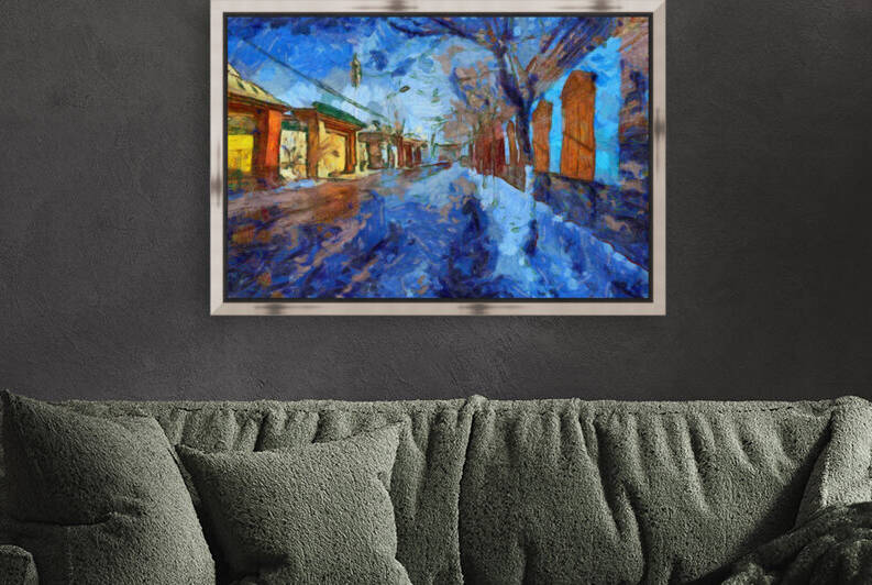 China Xinjiang Kashgar in Vincent Willem van Gogh style. 4 by ArtEastWest