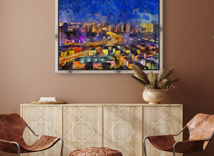 Qingdao oil painting in Vincent Willem van Gogh style. 49. by ArtEastWest