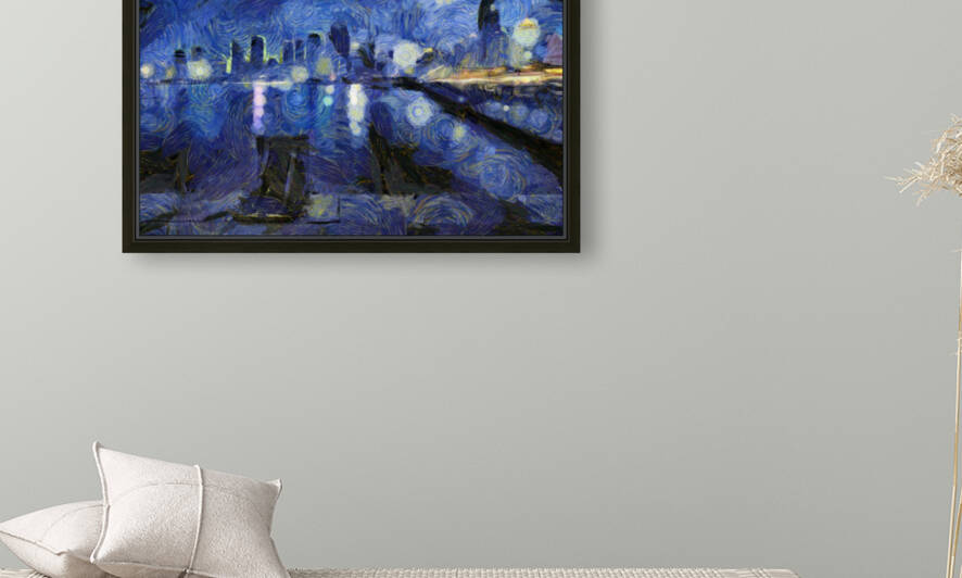 Qingdao oil painting in Vincent Willem van Gogh style. 51 by ArtEastWest