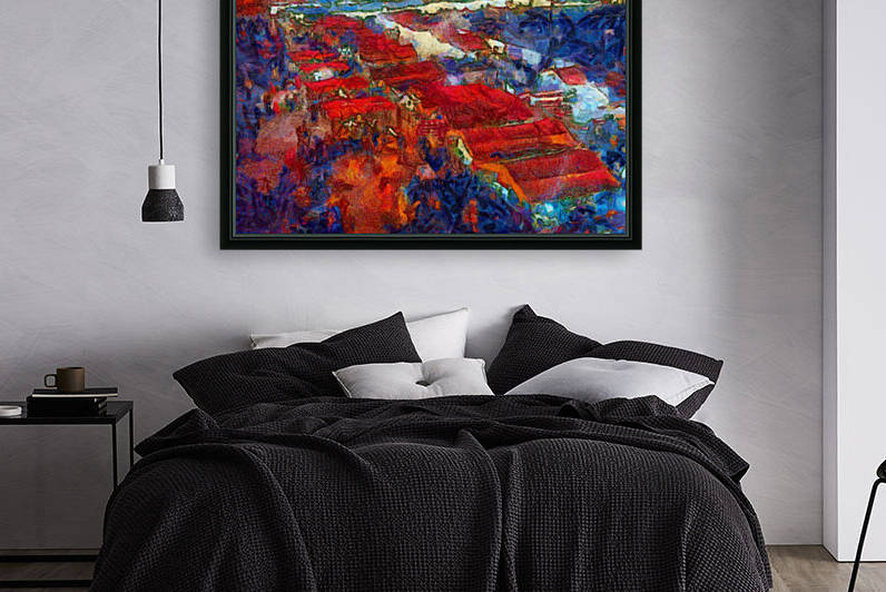 China Xinjiang Kashgar in Vincent Willem van Gogh style. 21. by ArtEastWest