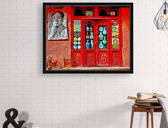 China Xinjiang Kashgar oil painting in Vincent Willem van Gogh style. 9 by ArtEastWest
