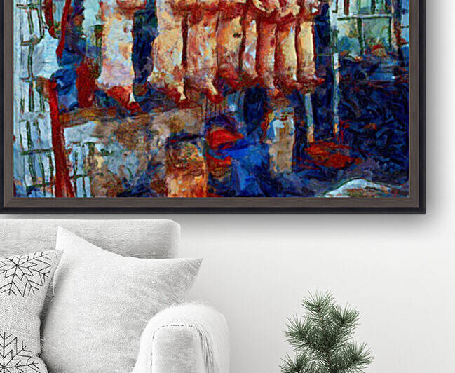 China Xinjiang Kashgar in Vincent Willem van Gogh style. 10 by ArtEastWest