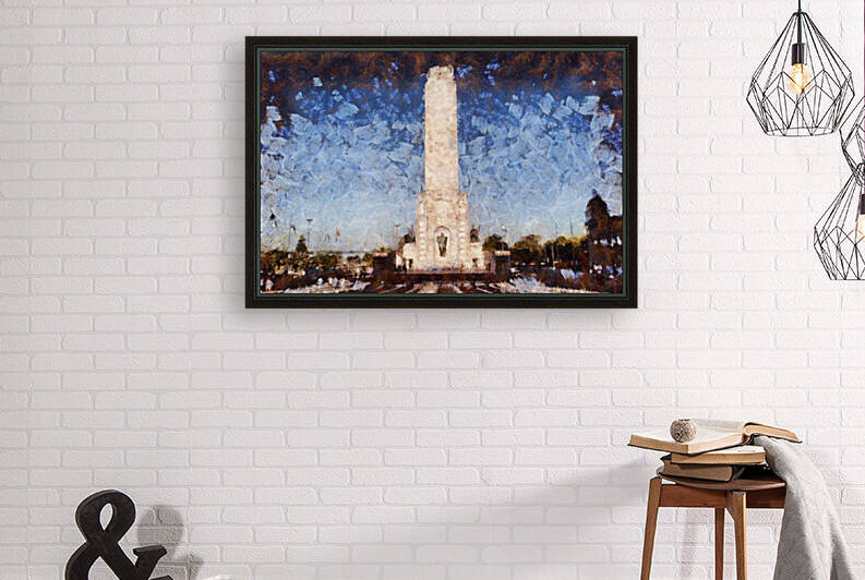 Argentina National Flag Memorial oil painting in oil painting in Frank Weston Benson style style. 3 by ArtEastWest