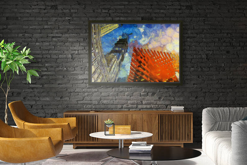 CHINA Chongqing cathay art center oil painting in oil painting in Vincent van Gogh style. 141 by ArtEastWest