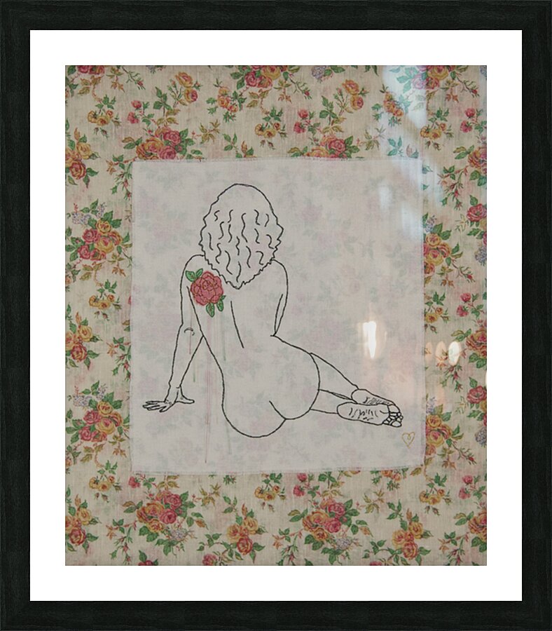 Classy bitch Picture Frame print