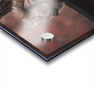 Squirrel on a Birdhouse   Rainy Autumn Acrylic print