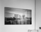 Lotus Inn Over the Grassy Dunes in Wildwood Crest Acrylic Print