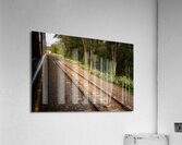 Riding Down the New Hope Rails Acrylic Print