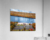 Fall Aerial Mauch Chunk Lake Recreational Area Acrylic Print