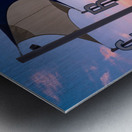 Centennial Park Sign in Wildwood Crest Sunrise Metal print