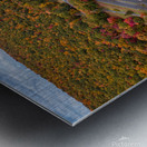 Fall Aerial Mauch Lake Beach and Landscape Metal print