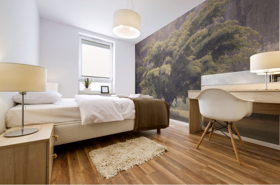 Cedar Creek Park   Late Spring Dogwood Mural print