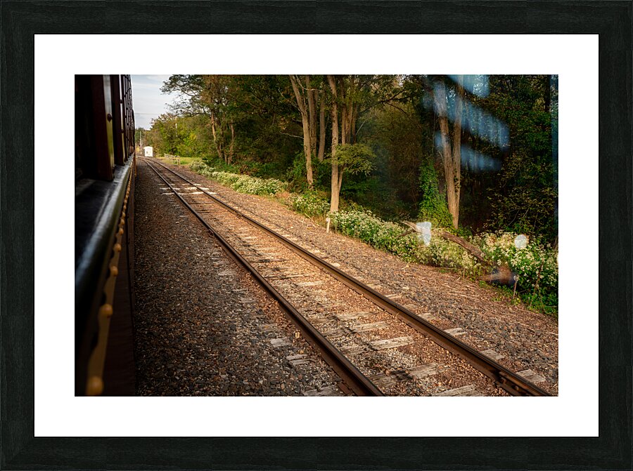 Riding Down the New Hope Rails Picture Frame print