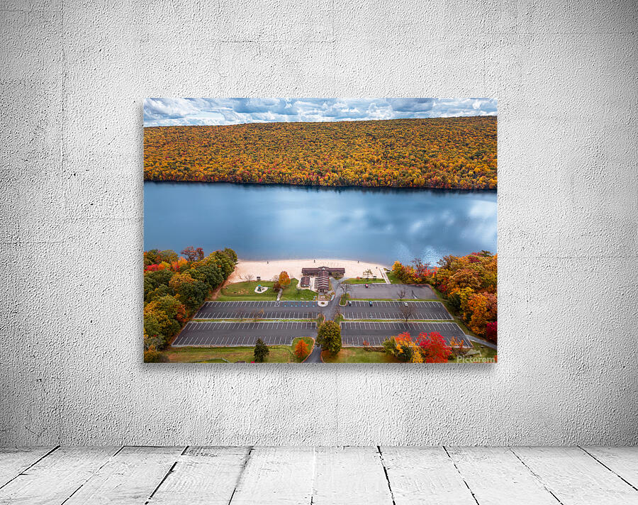 Fall Aerial Mauch Chunk Lake Recreational Area Wall Preview