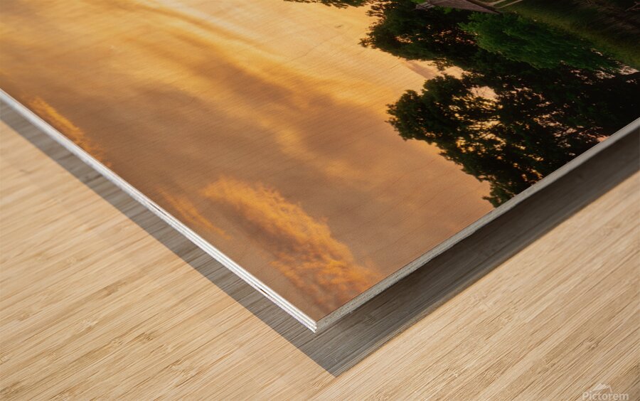 Franko Park Big Sky Sunset Wood print