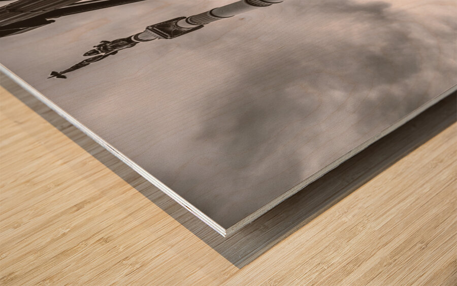 Soldiers and Sailors Monument Downtown Allentown Wood print