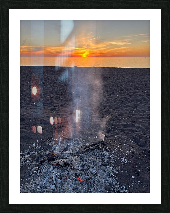 Sky & Fire. Picture Frame print