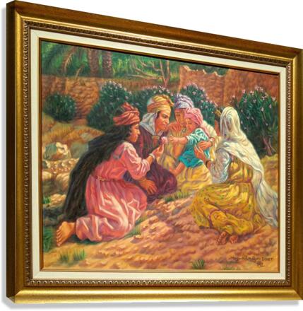 Algerians Girls  bousaada Canvas Print