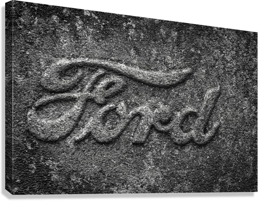 Grungy Ford in B&W