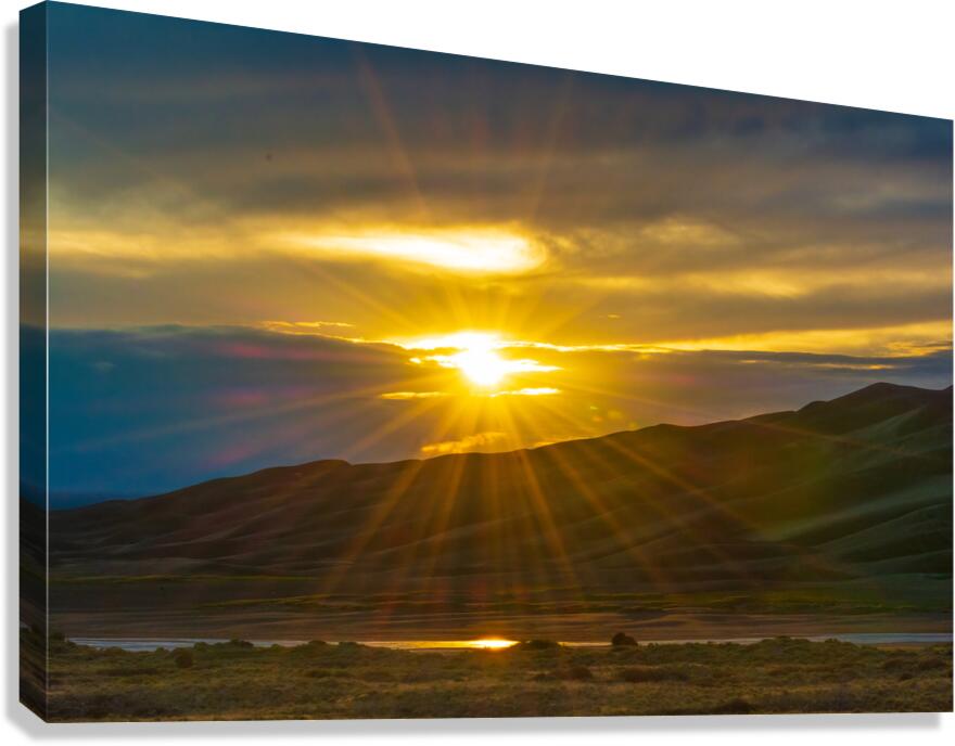 Sand Dunes Sun Star